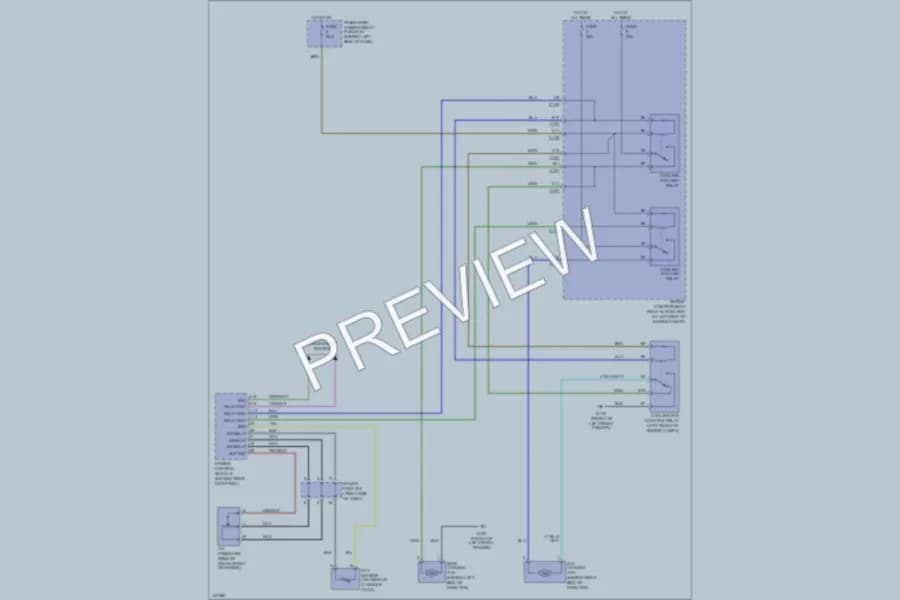 2000 Daewoo Leganza Cooling Fan wiring diagram preview