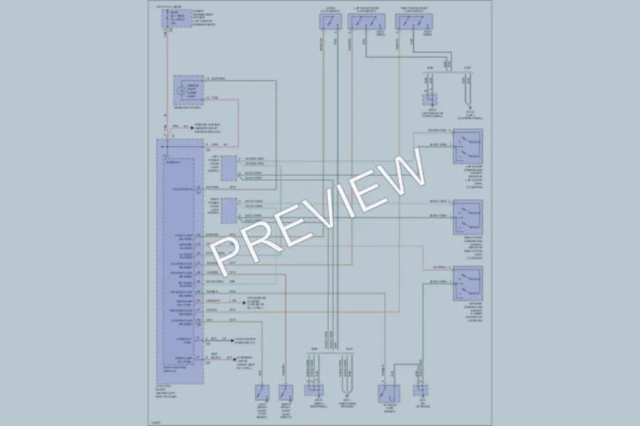 2000 Dodge Caravan Anti Theft wiring diagram preview