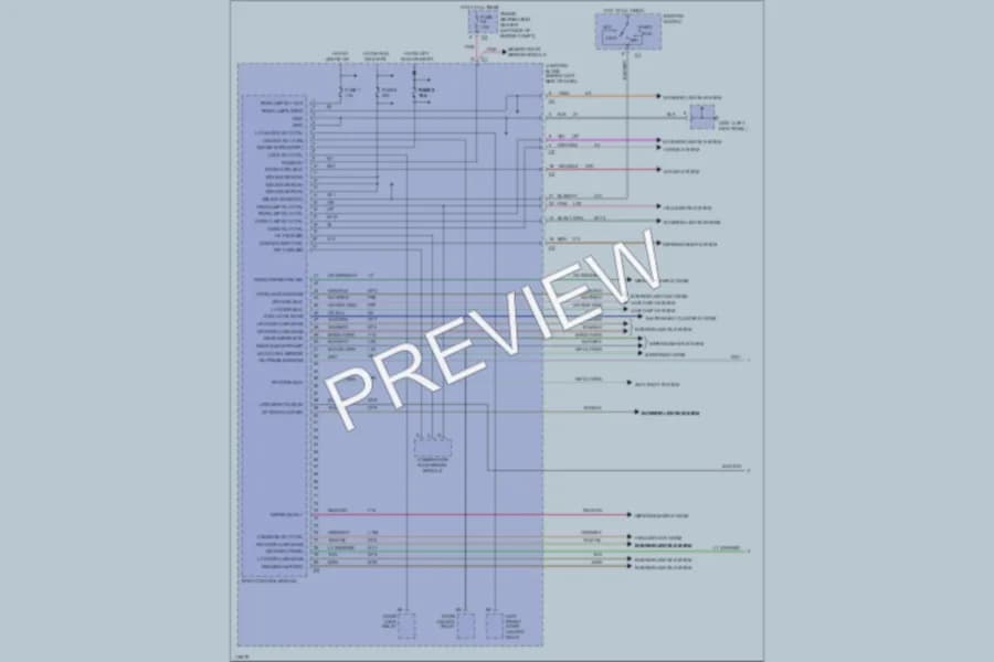 2000 Dodge Caravan Body Computer wiring diagram preview