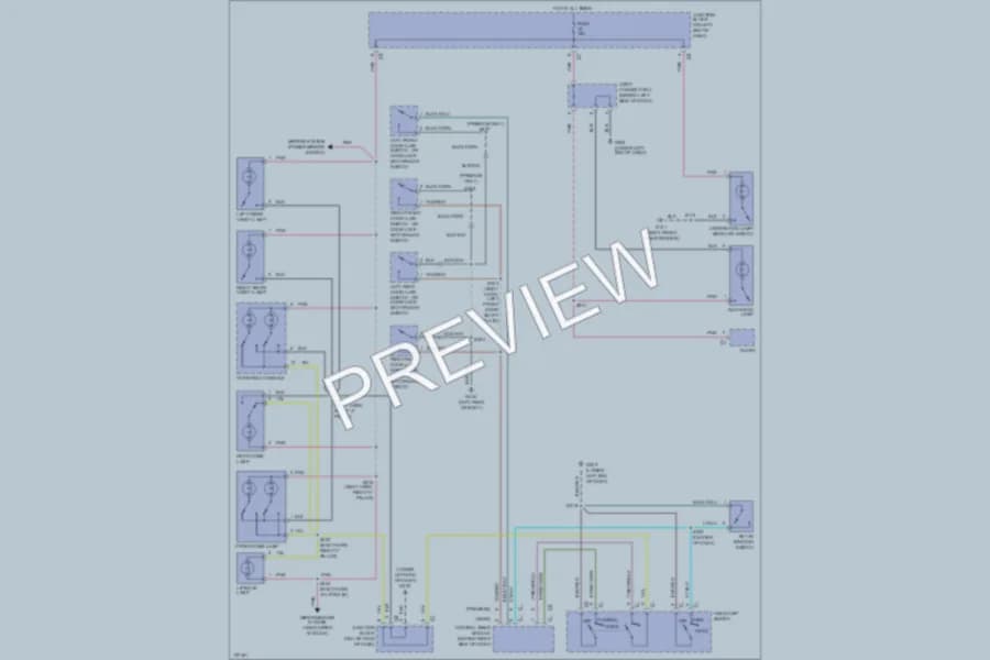 2000 Dodge Durango Interior Lights wiring diagram preview