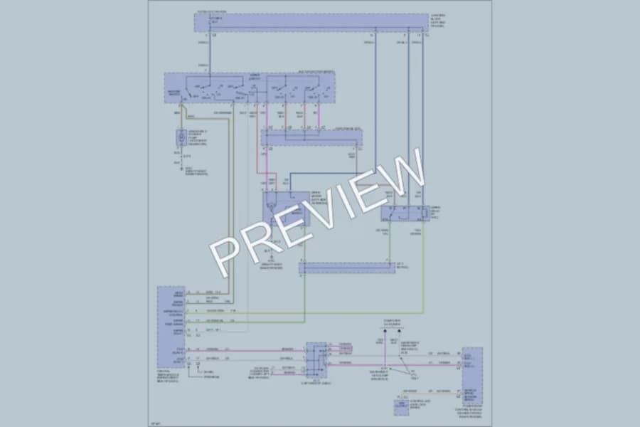 2000 Dodge Durango Wiper Washer wiring diagram preview