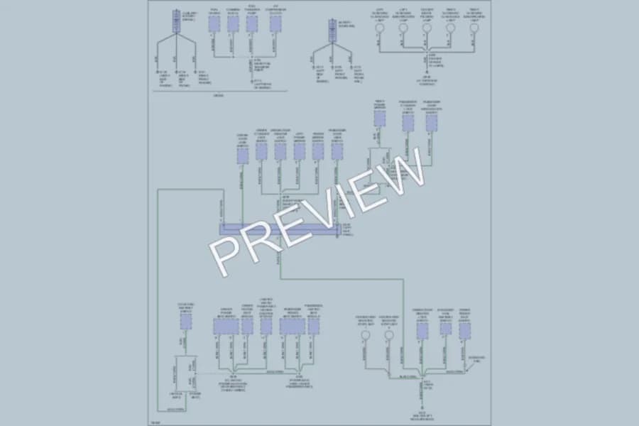 2000 Dodge R3500 Ground Distribution wiring diagram preview with protected circuit layout