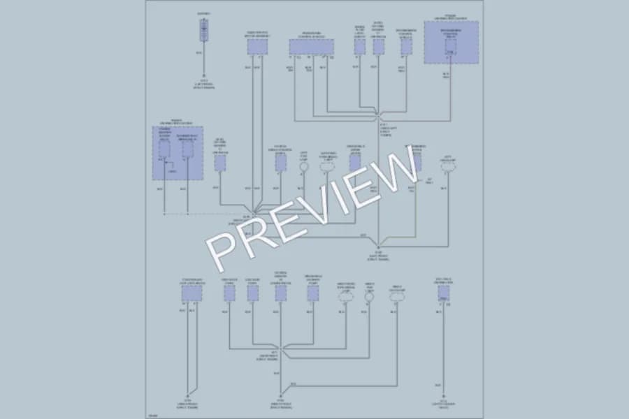 2000 Dodge Stratus Ground Distribution wiring diagram preview