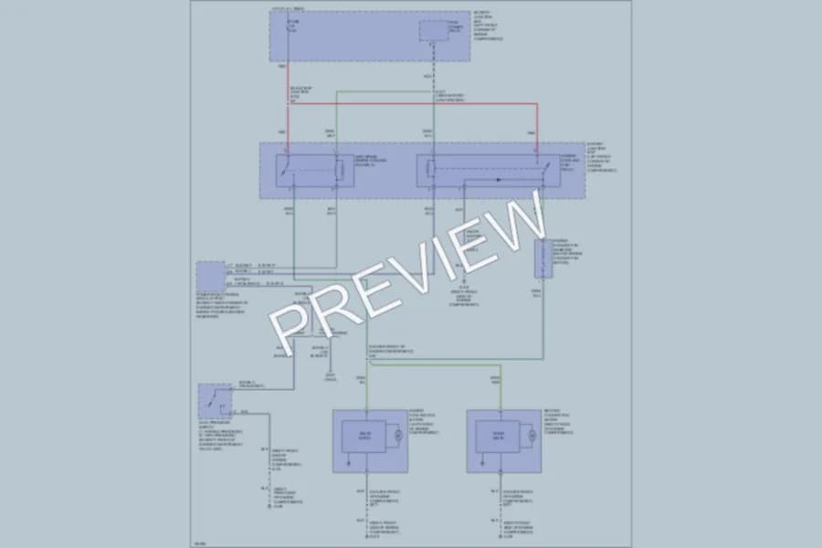 2000 Ford Contour Cooling Fan wiring diagram preview