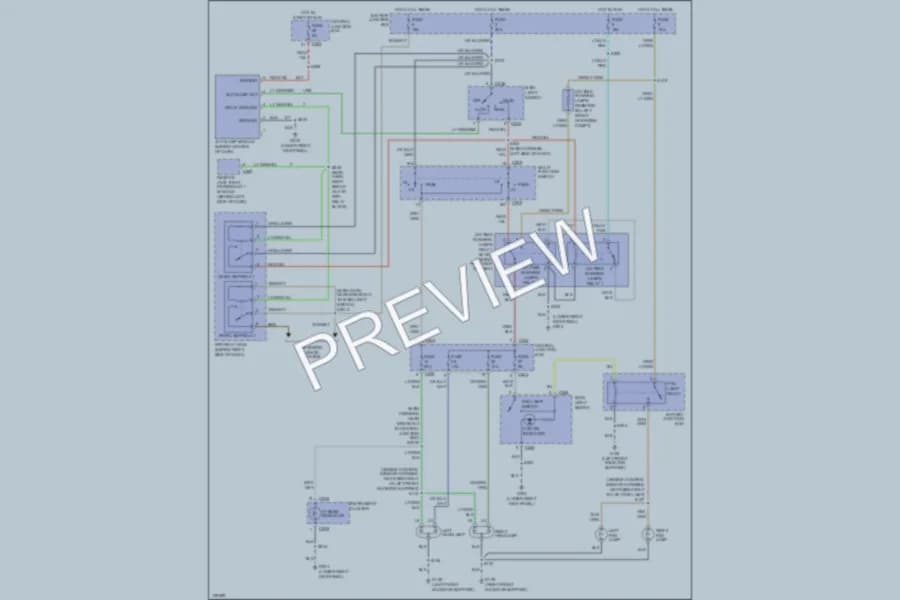 2000 Ford Expedition Headlights wiring diagram preview