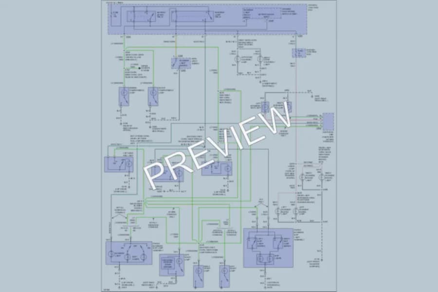 2000 Ford Expedition Interior Lights wiring diagram preview