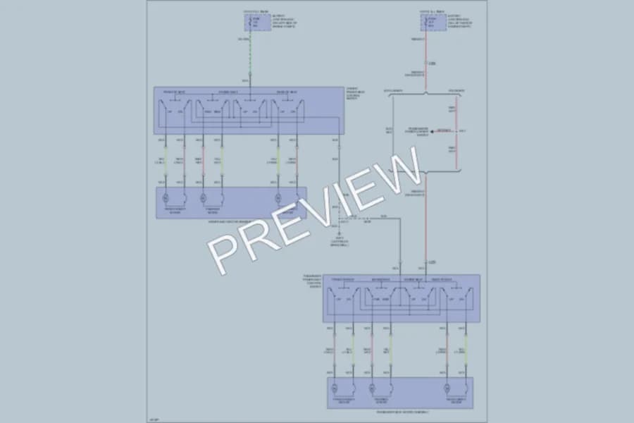 2000 Ford Expedition Power Seats wiring diagram preview