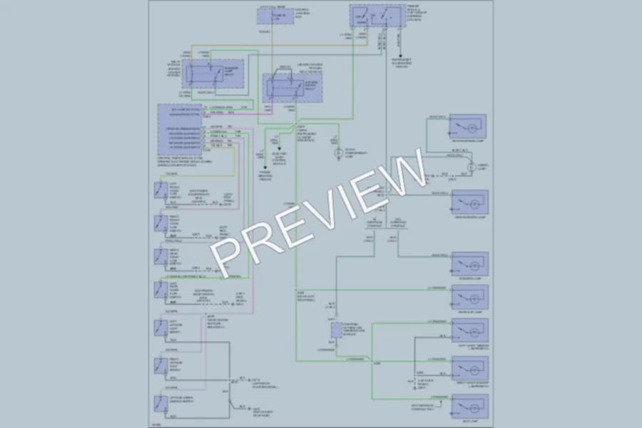 2000 Ford Explorer Interior Lights wiring diagram preview