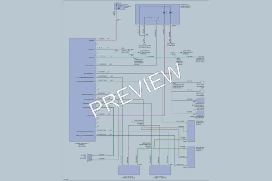 2000 Ford Explorer Navigation wiring diagram preview