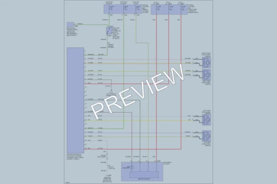 2000 Ford Focus Anti Lock Brakes wiring diagram preview