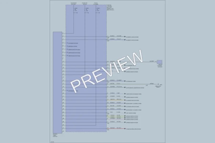 2000 Ford Focus Body Computer wiring diagram preview