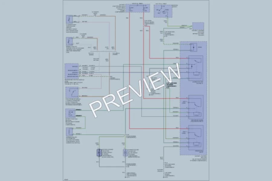2000 Ford Focus Cooling Fan wiring diagram preview