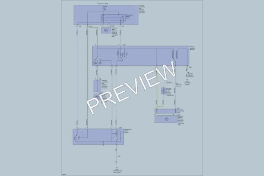 2000 Ford Focus Wiper Washer wiring diagram preview