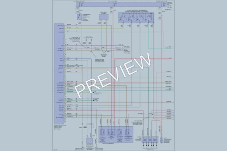 2000 Ford Mustang Engine Performance wiring diagram preview