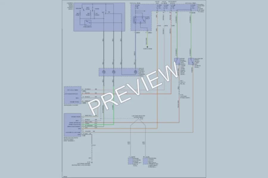 2000 Ford Taurus Cruise Control wiring diagram preview