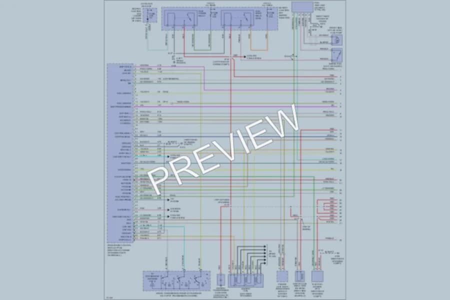 2000 Ford Taurus Engine Performance wiring diagram preview