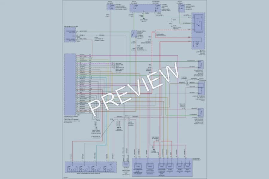 2000 Ford Taurus Transmission wiring diagram preview