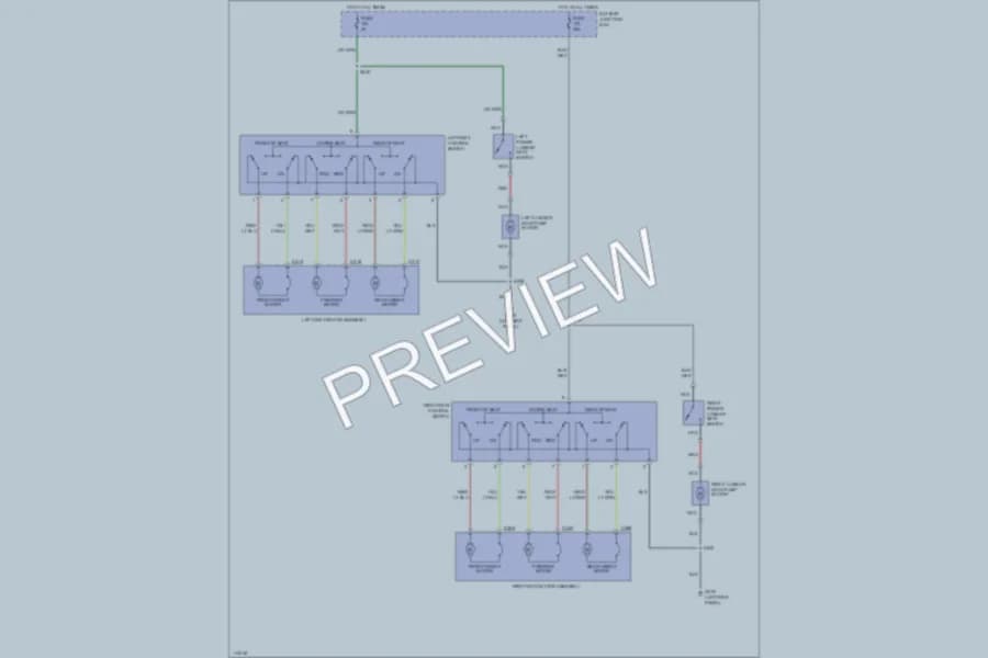 2000 Ford Windstar Power Seats wiring diagram preview