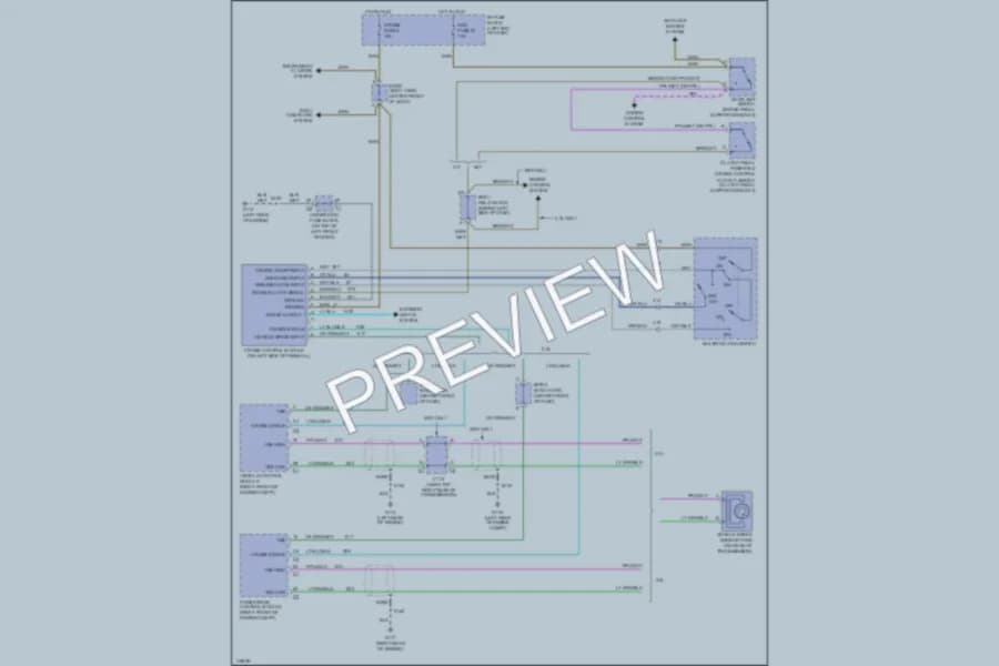 2000 GMC Envoy Cruise Control wiring diagram preview