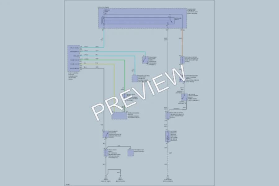 2000 GMC Envoy Trunk Tailgate Fuel Door wiring diagram preview