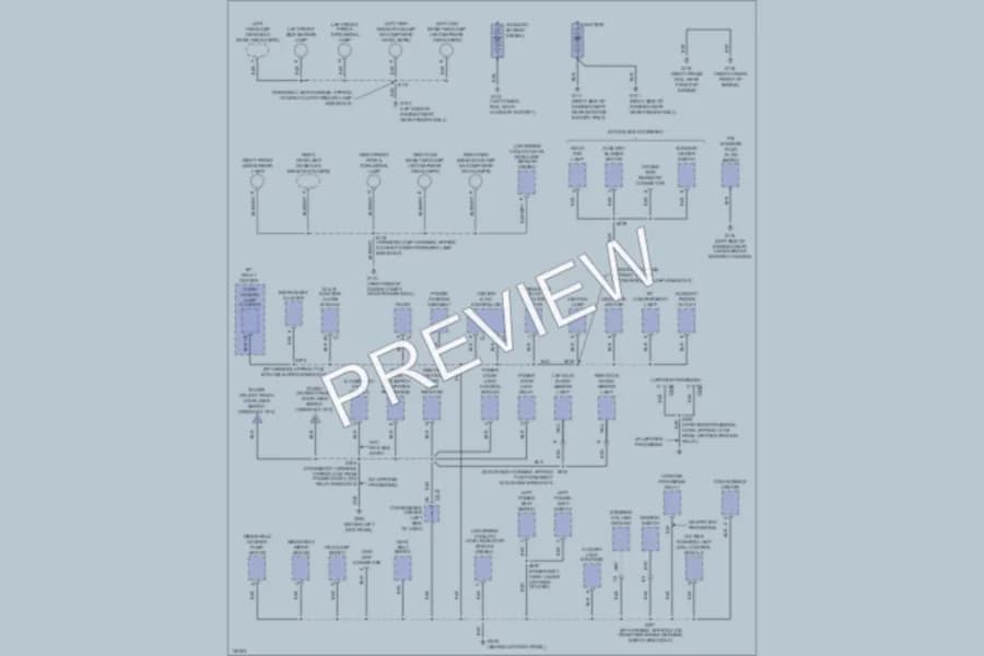 2000 GMC G1500 Ground Distribution wiring diagram preview with protected circuit layout
