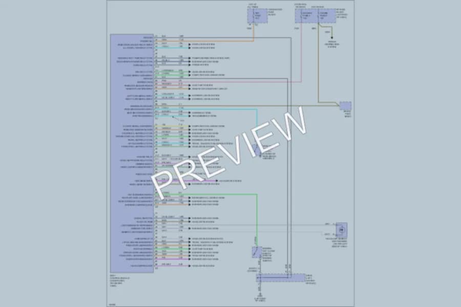 2000 GMC Jimmy Body Computer wiring diagram preview