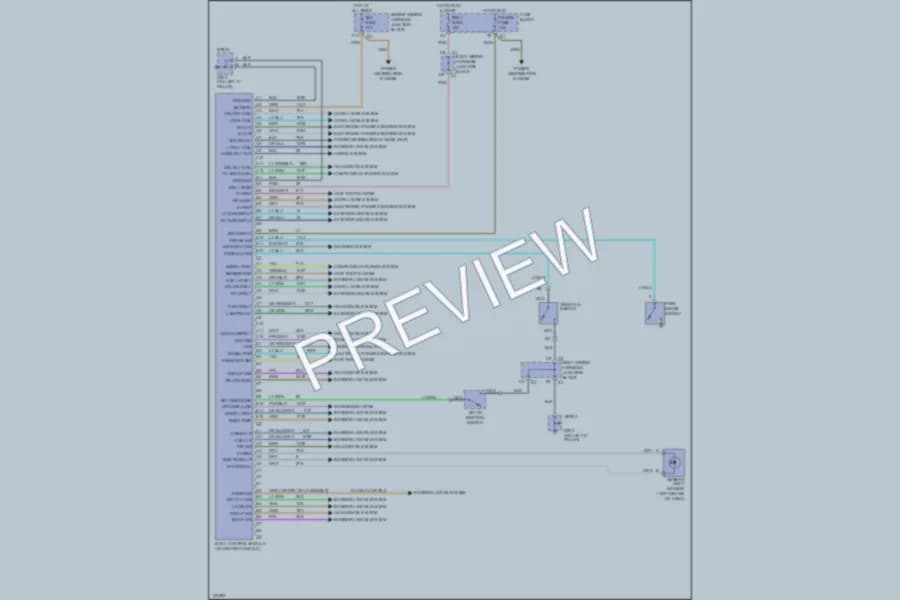 2000 GMC K2500YukonXL Body Computer wiring diagram preview