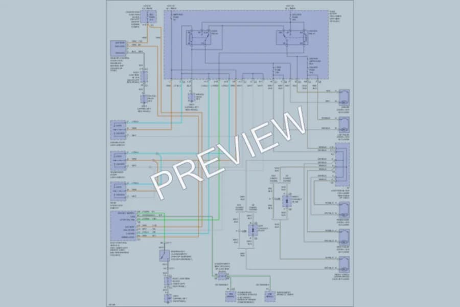 2000 GMC YukonDenali Power Door Locks wiring diagram preview