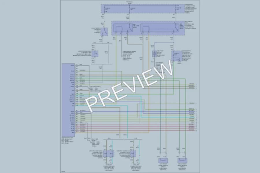 2000 Honda Accord Anti Lock Brakes wiring diagram preview