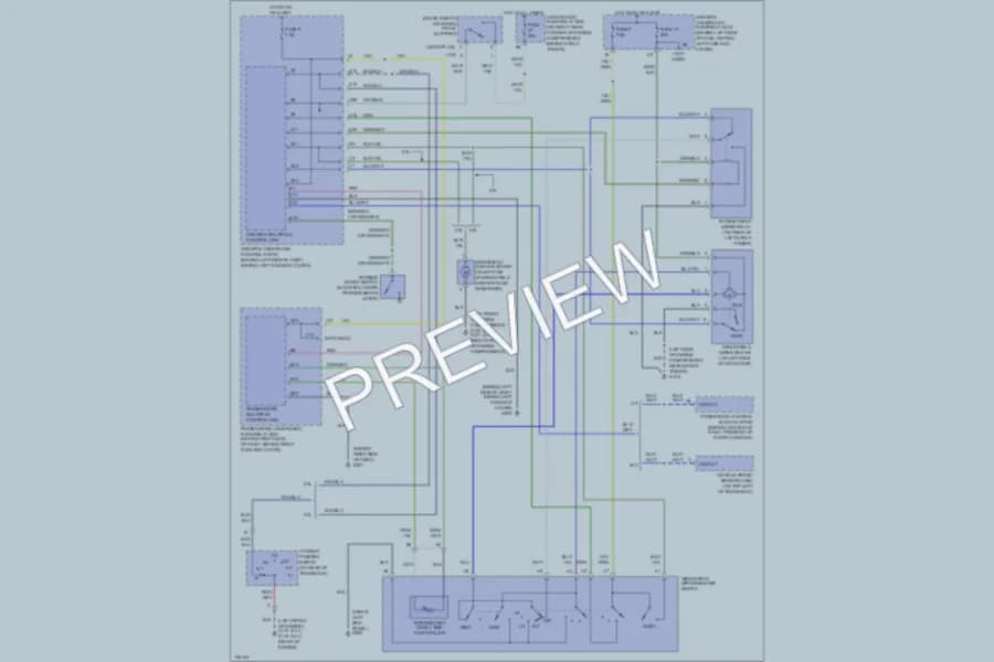 2000 Honda Accord Wiper Washer wiring diagram preview