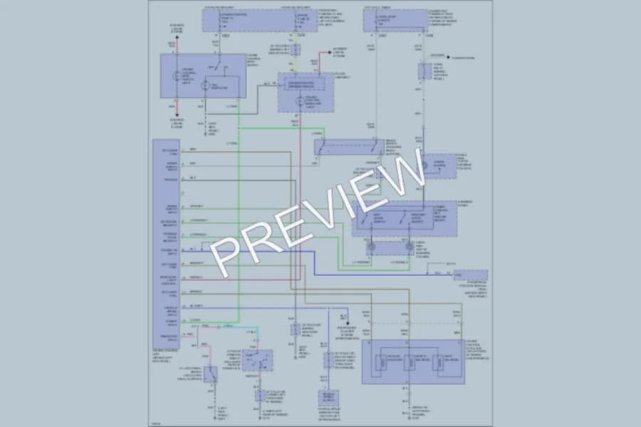 2000 Honda CRV Cruise Control wiring diagram preview