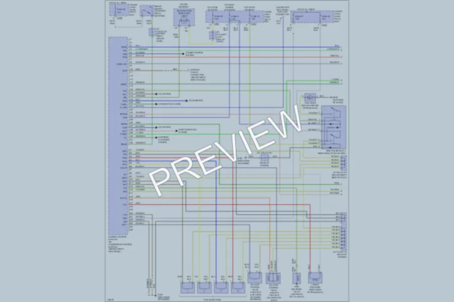 2000 Honda Civic Engine Performance wiring diagram preview