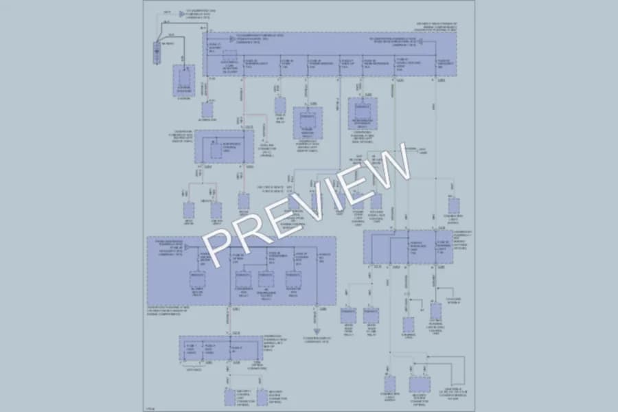 2000 Honda Civic Power Distribution wiring diagram preview