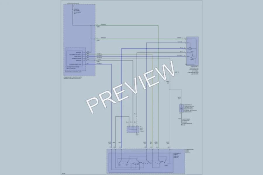 2000 Honda Civic Wiper Washer wiring diagram preview