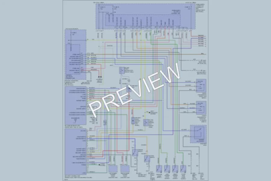 2000 Honda Odyssey Anti Theft wiring diagram preview