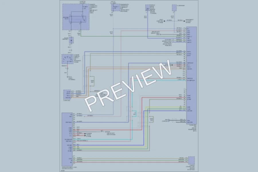 2000 Honda Odyssey Navigation wiring diagram preview
