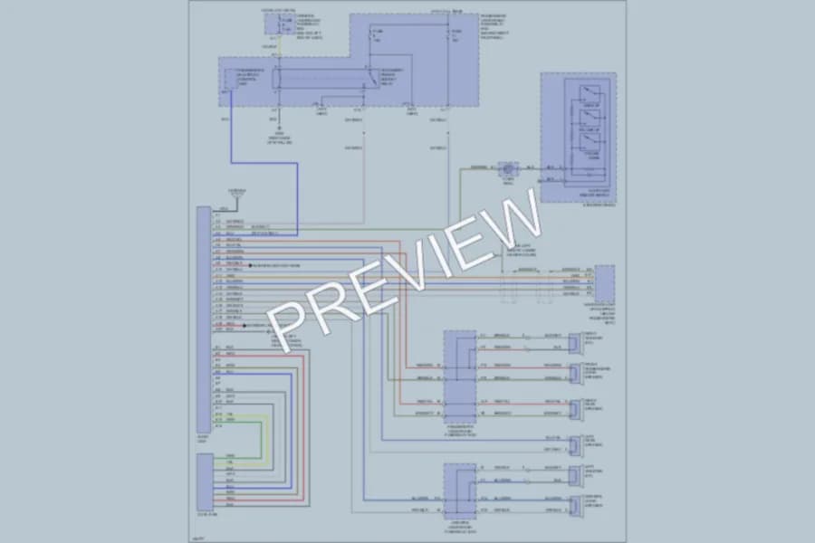 2000 Honda Odyssey Radio wiring diagram preview