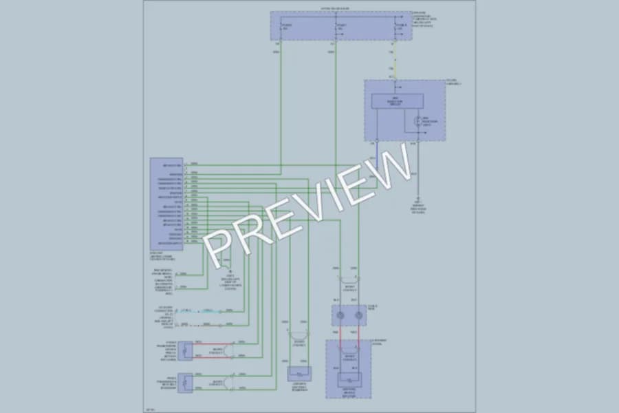 2000 Honda Odyssey Supplemental Restraints wiring diagram preview