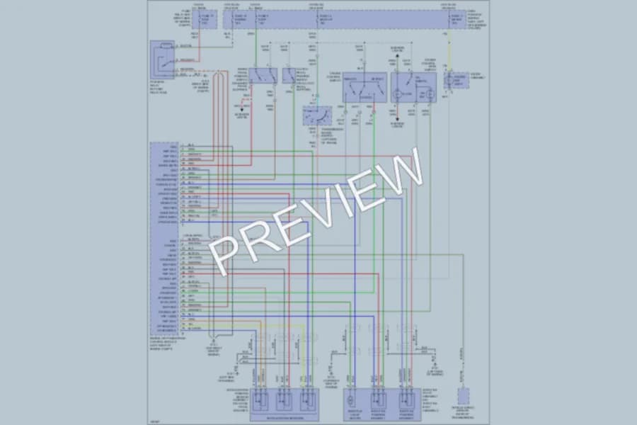 2000 Honda Passport Cruise Control wiring diagram preview
