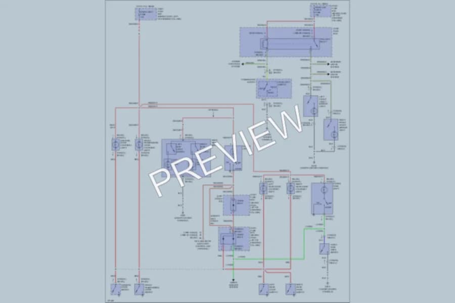 2000 Honda Passport Interior Lights wiring diagram preview