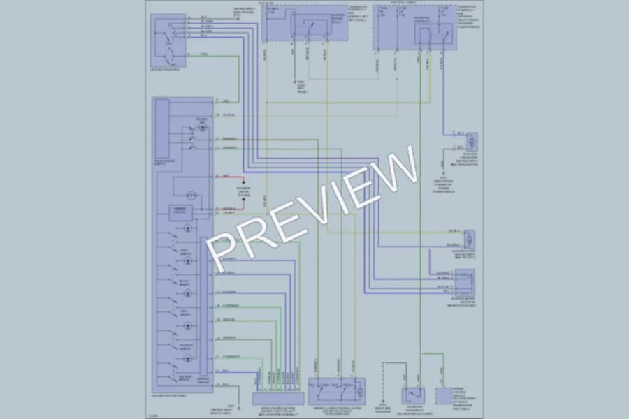 2000 Honda Prelude Air Conditioning wiring diagram preview
