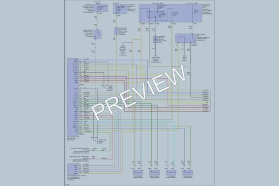 2000 Honda Prelude Anti Lock Brakes wiring diagram preview