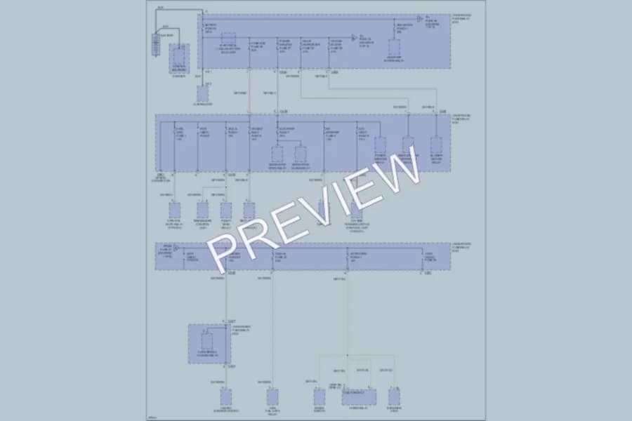 2000 Honda Prelude Power Distribution wiring diagram preview