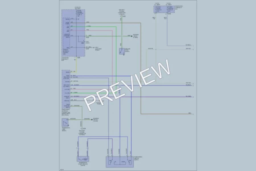 2000 Honda Prelude Power Windows wiring diagram preview