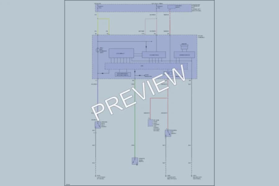 2000 Honda S2000 Warning Systems wiring diagram preview