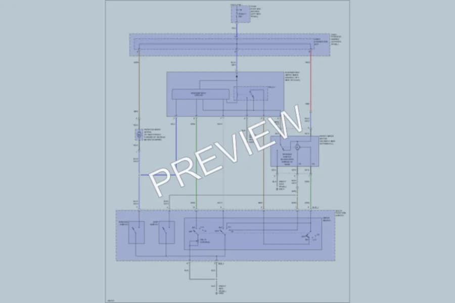 2000 Hyundai Accent Wiper Washer wiring diagram preview