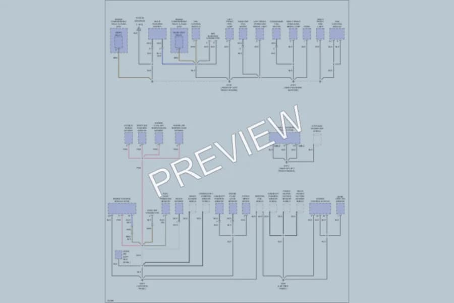 2000 Hyundai Elantra Ground Distribution wiring diagram preview