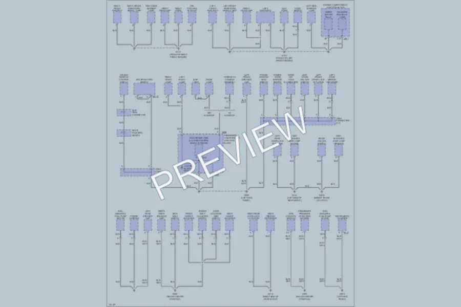 2000 Hyundai Sonata Ground Distribution wiring diagram preview