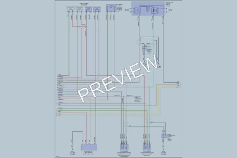 2000 Hyundai Tiburon Engine Performance wiring diagram preview