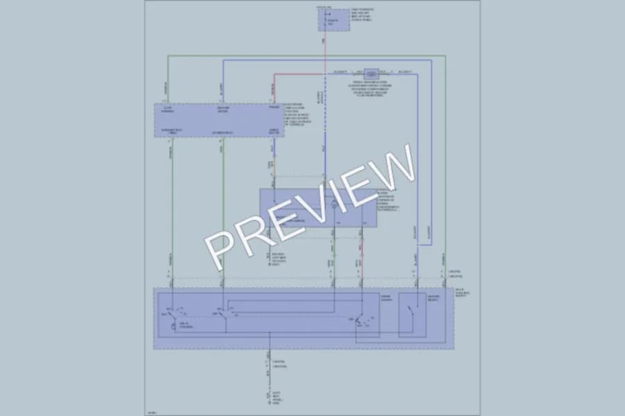 2000 Hyundai Tiburon Wiper Washer wiring diagram preview